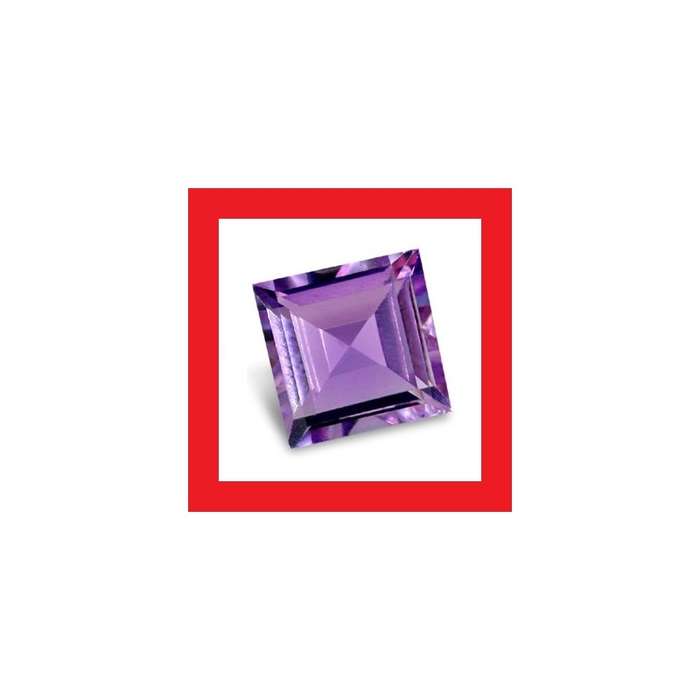 Amethyst [Bolivia] - Faceted Square Shape - 0.15cts