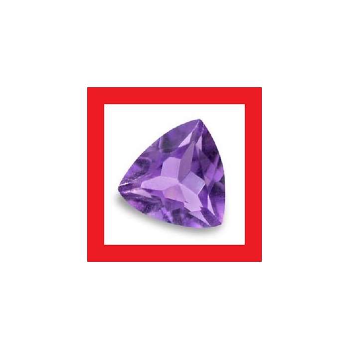 Amethyst [Brazil] - Faceted Triangle Shape - 0.59cts