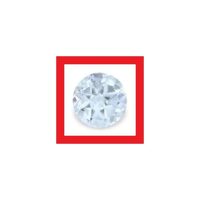 Aquamarine [Brazil] - Faceted Round Shape - +/-0.06cts