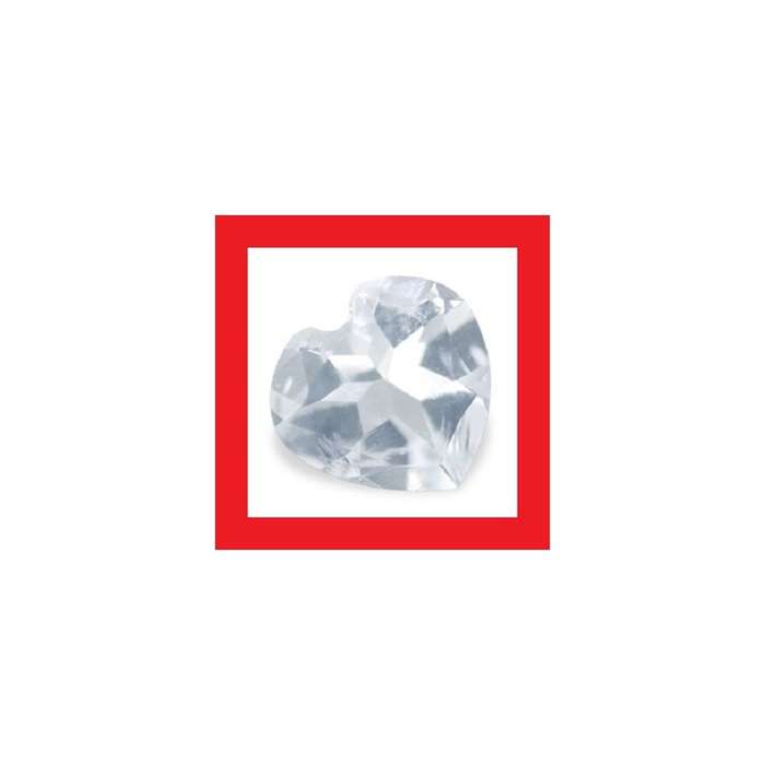 Aquamarine [Africa] - Faceted Heart Shape - 0.21cts