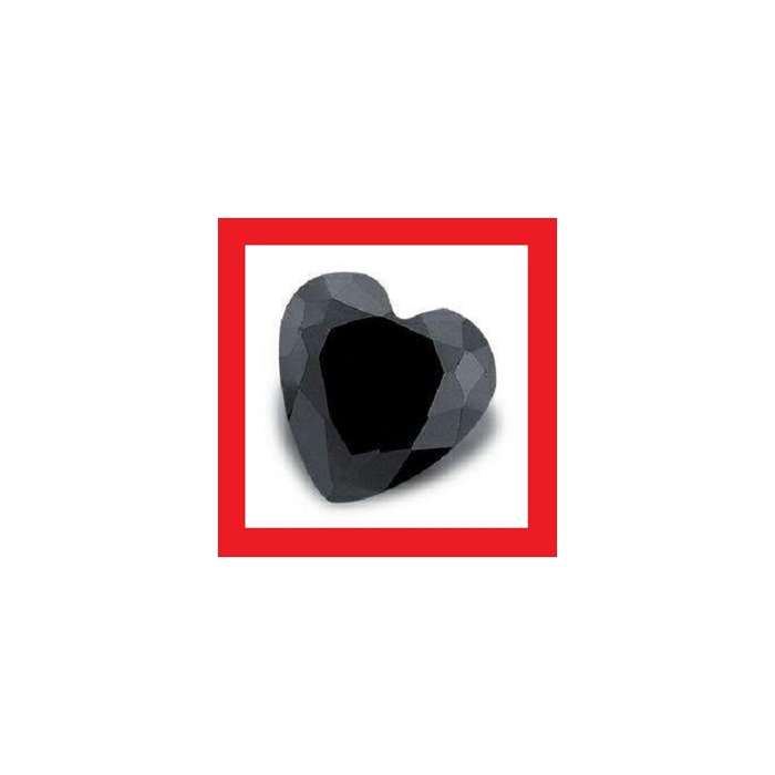 Cubic Zirconium - Faceted Heart Shape - 1.47cts