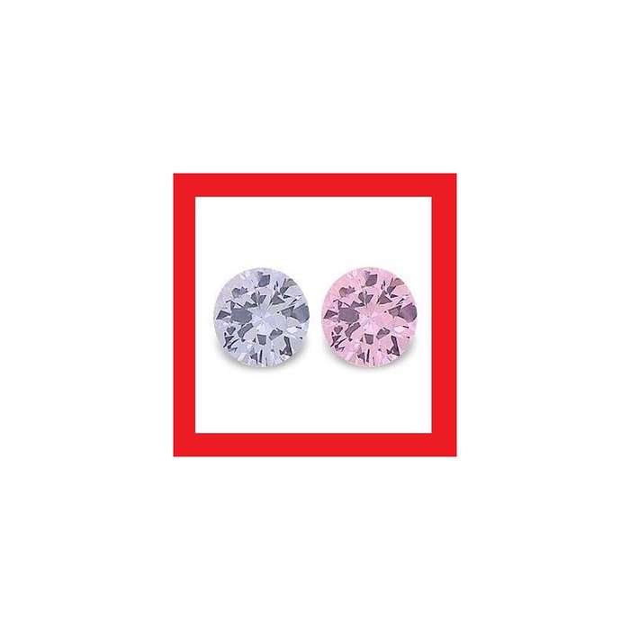 Cubic Zirconium - Faceted Round Shape - +/-0.20cts Each - Parcel Of Four