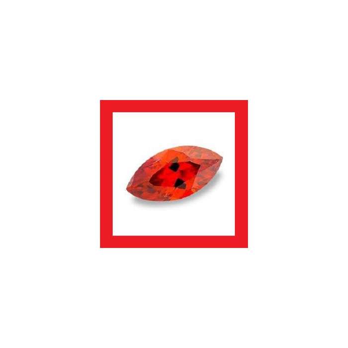 Cubic Zirconium - Faceted Marquise Shape - 2.89cts