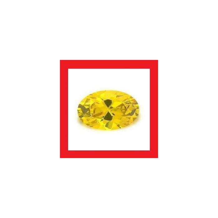 Cubic Zirconium - Faceted Oval Shape - 0.81cts