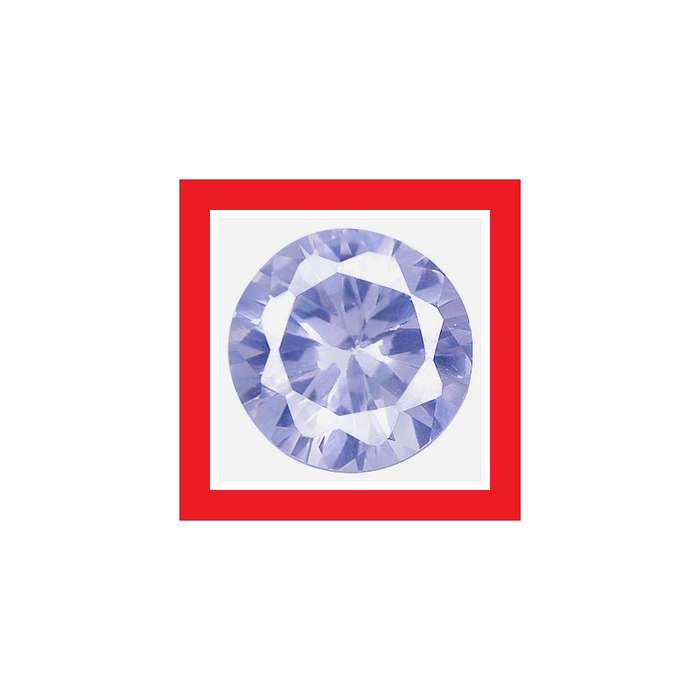 Cubic Zirconium - Faceted Round Shape - 1.33cts