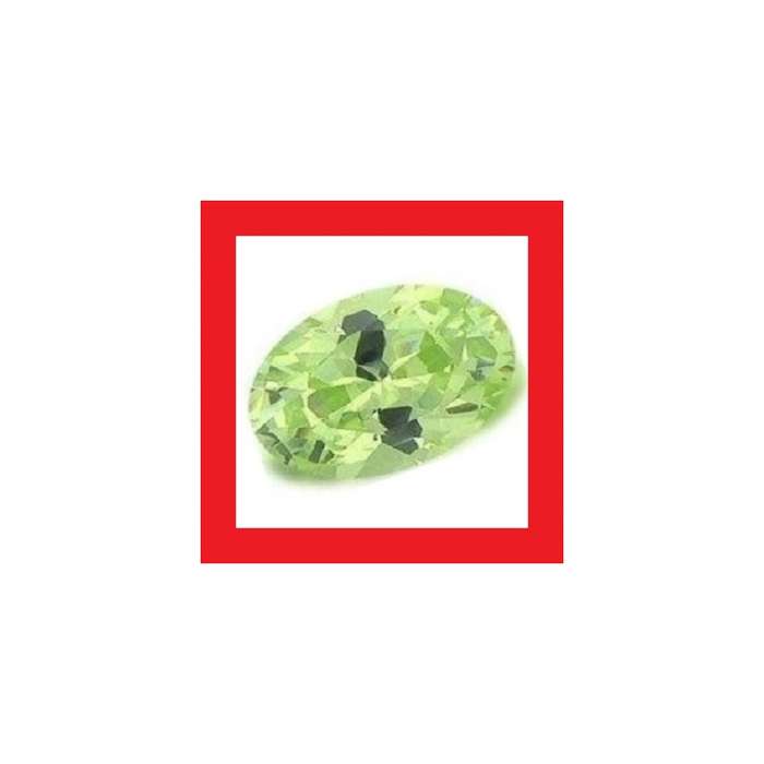Cubic Zirconium - Faceted Oval Shape - 0.85cts