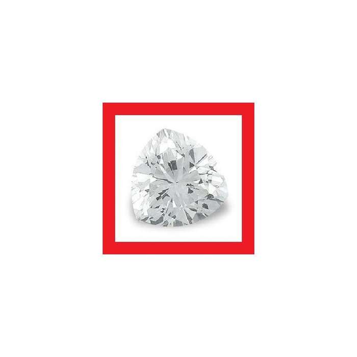 Cubic Zirconium - Faceted Triangle Shape - 4.48cts