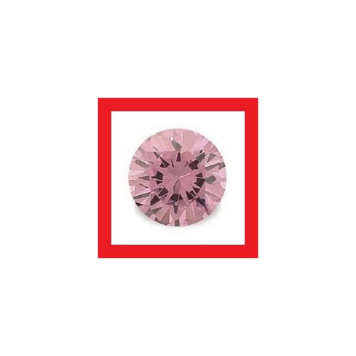 Cubic Zirconium - Faceted Round Shape - 1.02cts