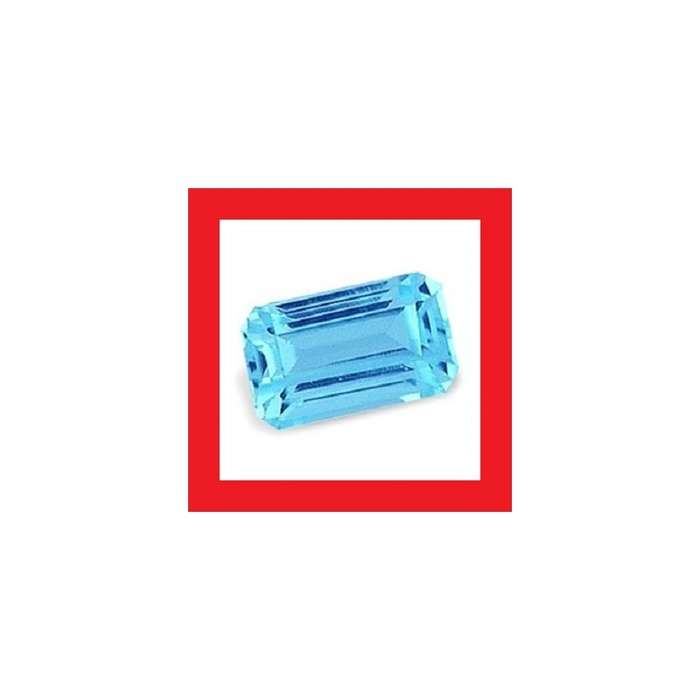 Cubic Zirconium - Faceted Rectangle Shape - 0.53cts
