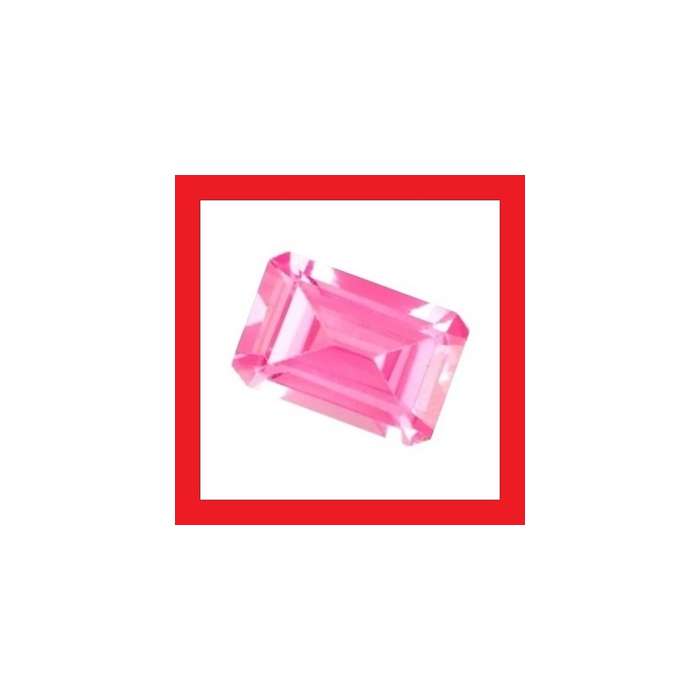 Cubic Zirconium - Faceted Rectangle Shape - 0.96cts