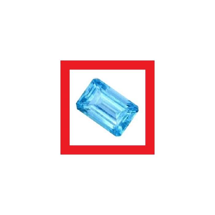 Cubic Zirconium - Faceted Rectangle Shape - 1.16cts