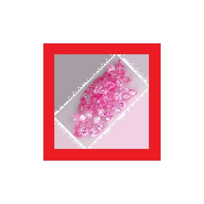 Cubic Zirconium - Faceted Round Shape - +/-0.29cts - Parcel Of Five