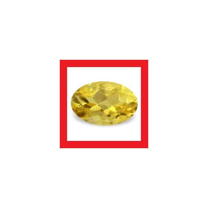 Citrine [Africa] -  Faceted Oval Shape - 0.47cts