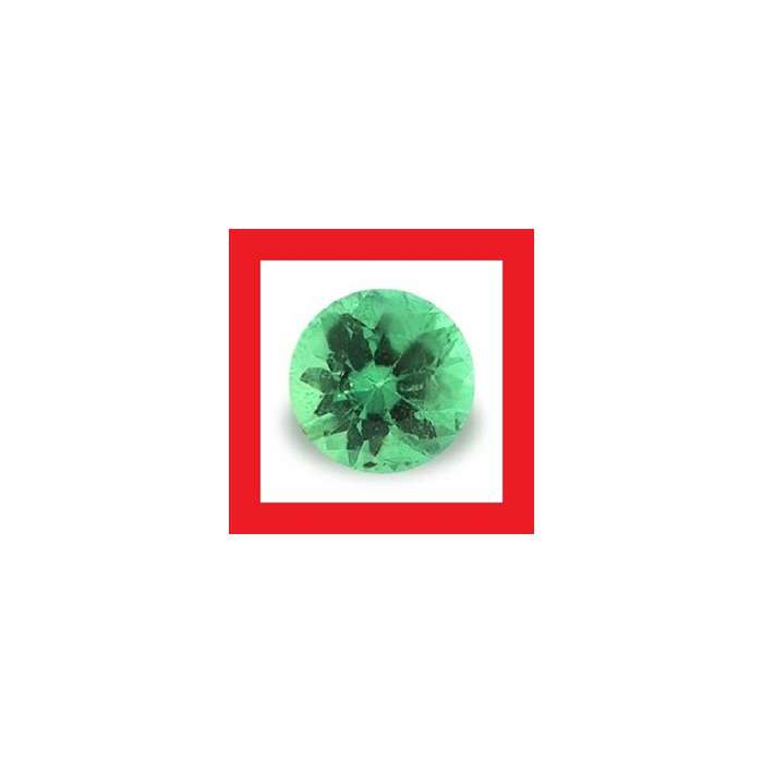 Emerald [Africa] - Faceted Round Shape - 0.15cts