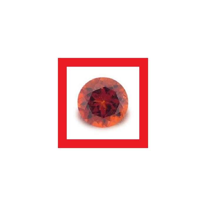 Garnet [Mozambique] - Faceted Round Shape - 0.295cts
