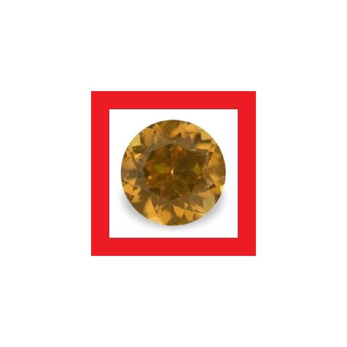 Garnet [Hessonite Africa] - Faceted Round Shape - 0.02cts To 0.03cts