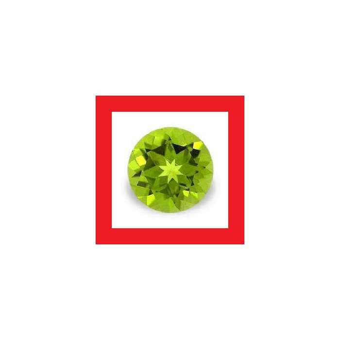 Peridot [Myanmar] - Faceted Round Shape - 0.23cts