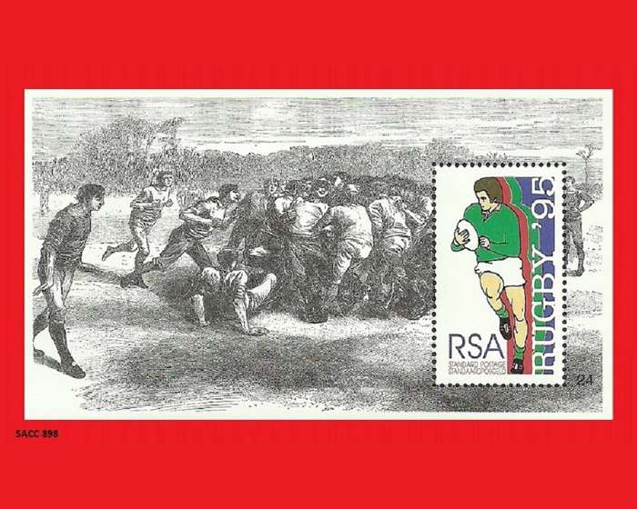Rugby World Cup 1995 Mini Sheet SACC 898 1995/05/25