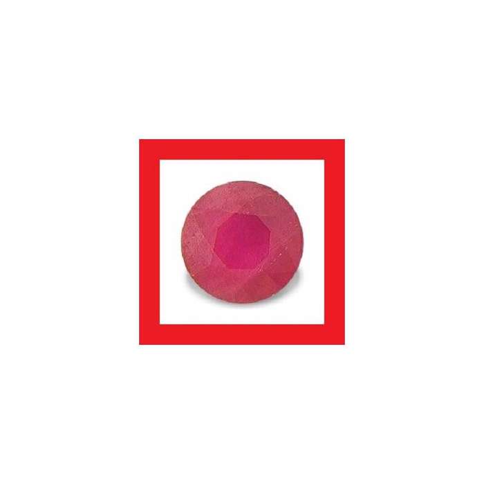 Ruby [Myanmar] - Faceted Round Shape - 0.30cts