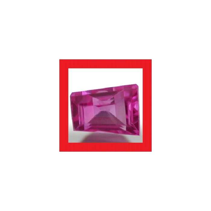 Ruby [Myanmar] - Faceted Trapezoid Shape - 0.04cts