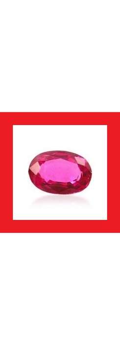 Ruby [Myanmar] - Faceted Oval Shape - 0.865cts