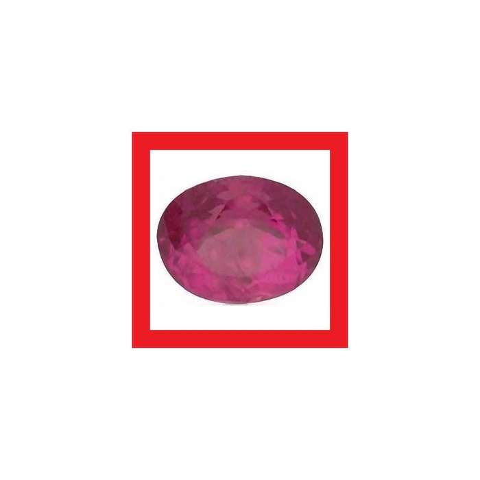 Ruby [Myanmar] - Faceted Oval Shape - 0.36cts