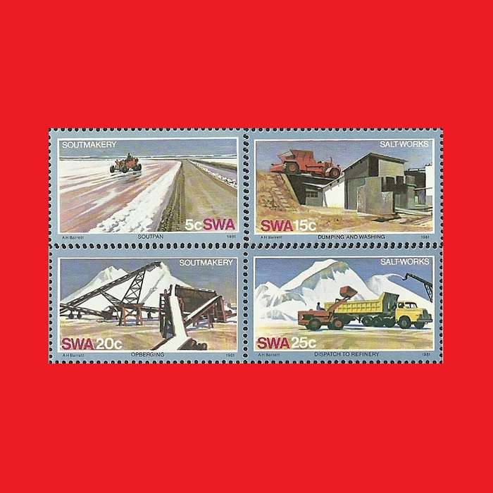 South West Africa Salt Industry SACC 395 - 398 1981/12/04