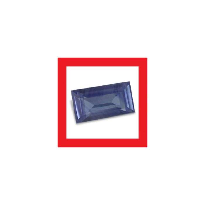 Sapphire [Sri Lanka] - Faceted Rectangle Shape - 0.15cts