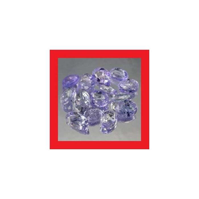 Tanzanite [Africa] - Faceted Oval Shape Parcel Of 14 - 4.06cts