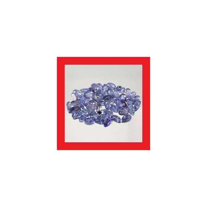 Tanzanite [Africa] - Faceted Oval Shape - Parcel Of  50 - 12.02cts