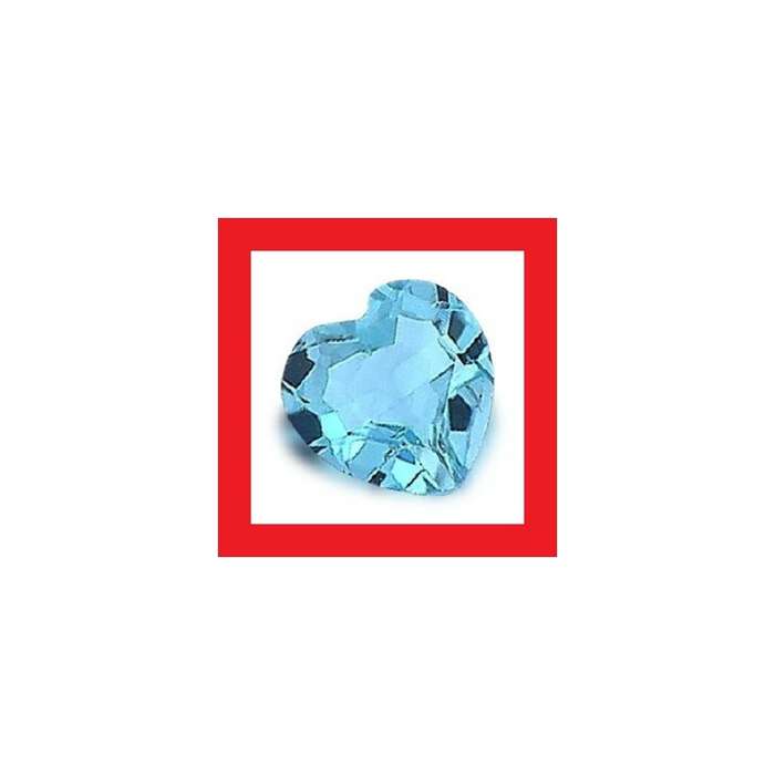 Topaz [Africa] - Faceted Heart Shape - 0.07cts To 0.10cts