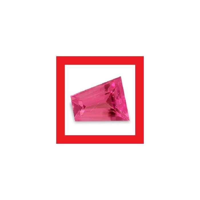 Tourmaline [Africa] - Faceted Trapezoid Shape - 0.19cts