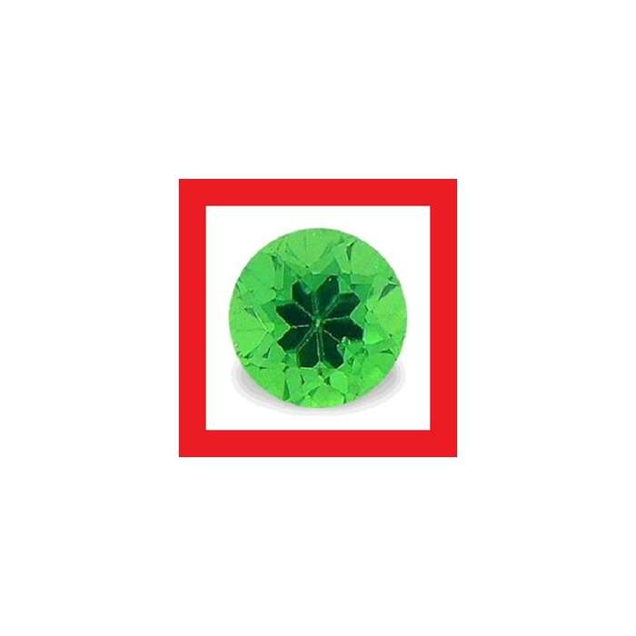 Tsavorite [Kenya] - Faceted Round Shape - 0.17cts