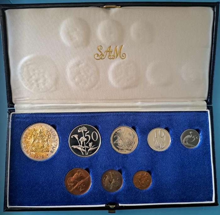 *** 1978 - SA SHORT PROOFSET WITH SILVER R1 ***