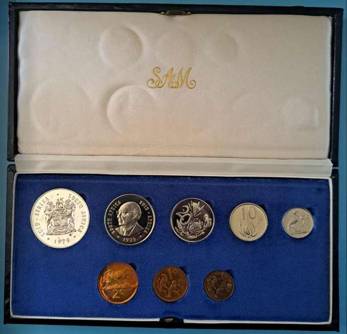 1979 South Africa Short Proof Set with Silver R1