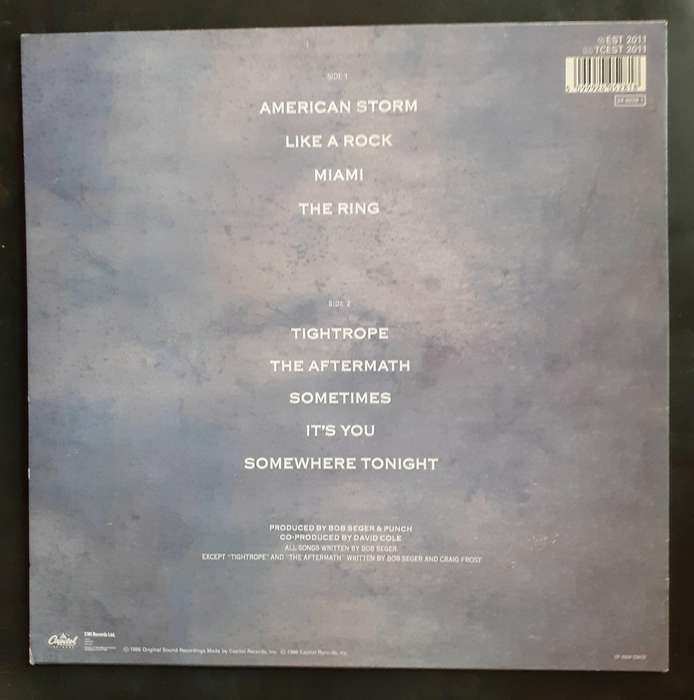 Bob Seger & The Silver Bullet Band - Like A Rock LP Vinyl Record - UK Pressing