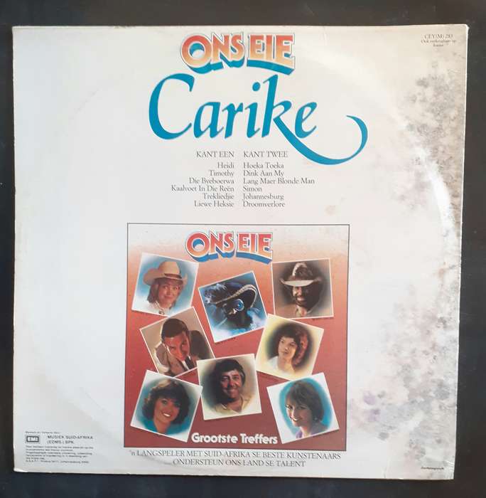 Carike - Grootste Treffers LP Vinyl Record