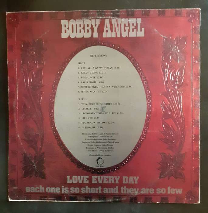 Bobby Angel - Reflections LP Vinyl Record