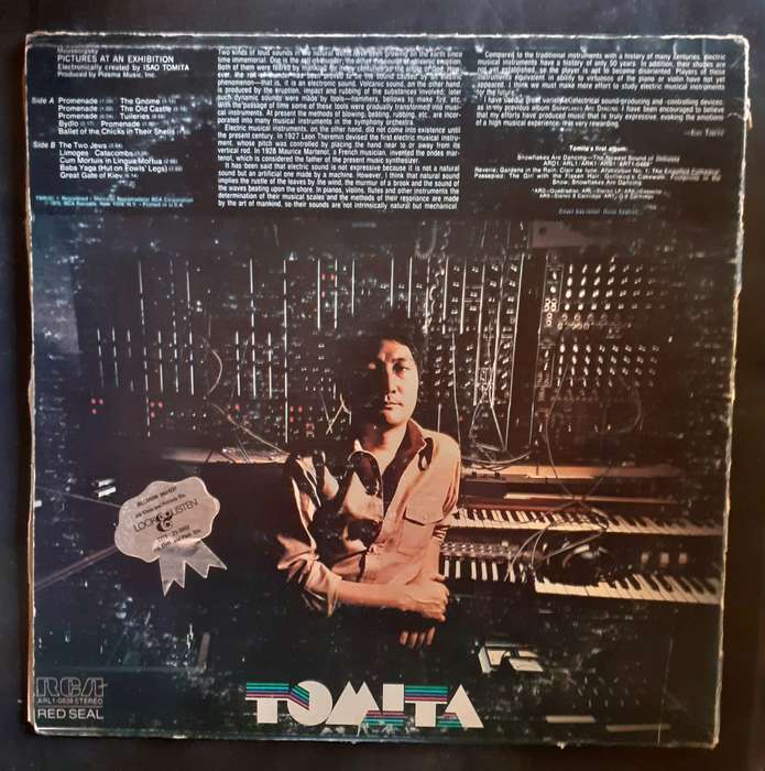 Tomita - Pictures At An Exhibition LP Vinyl Record - USA Pressing