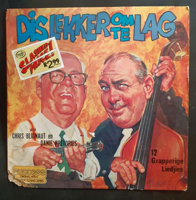 Chris Blignaut en Danie Pretorius - Dis Lekker Om Te Lag LP Vinyl Record