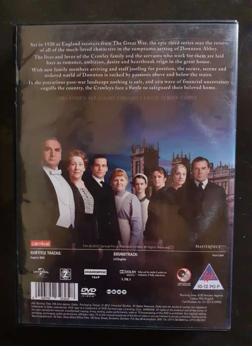 Downton Abbey Season 3 (3 DVD Set)
