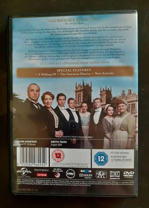 Downton Abbey Season 4 (3 DVD Set)