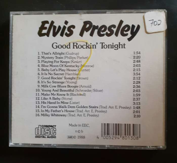 Elvis Presley - Good Rockin' Tonight - Europe Edition (CD)