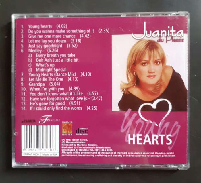 Juanita Du Plessis - Young Hearts (CD)