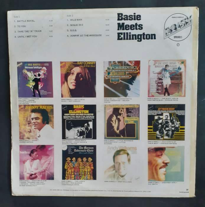 Count Basie and Duke Ellington - Basie Meets Ellington LP Vinyl Record