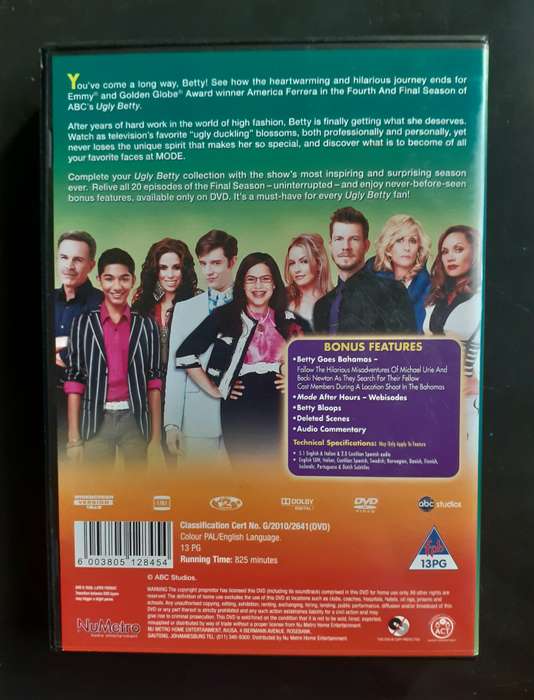 Ugly Betty - The Complete Fourth Season (5 DVD Set)