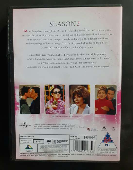 Will & Grace - Season 2 (4 DVD Set)