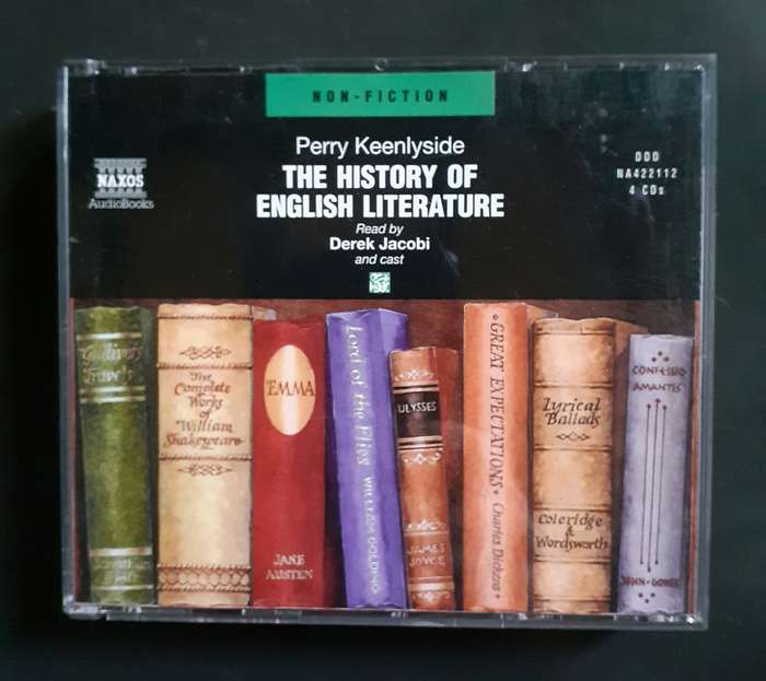 Perry Keenlyside - History of English Literature Read by Derek Jacobi - Audio Book (4 CD Set)