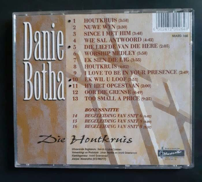 Danie Botha - Die Houtkruis (CD)