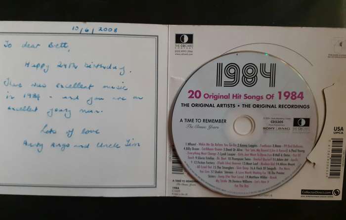 20 Original Hit Songs Of 1984 - UK Edition (CD)